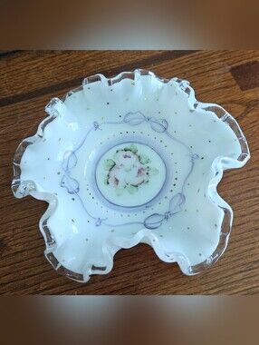 Fenton Silver Crest Charleton Candy Dish